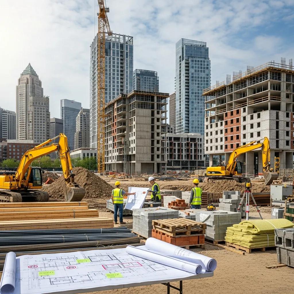 Construction site illustrating the impact of zoning laws on building projects