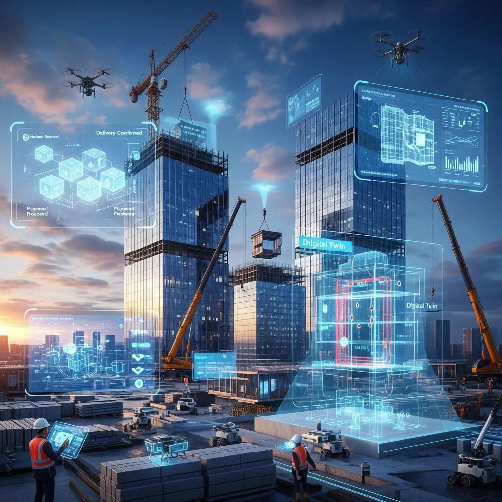 AI and digital twin technology improving supply chain resilience on construction projects